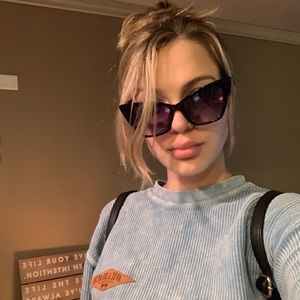 Cat eye fashion sunglasses